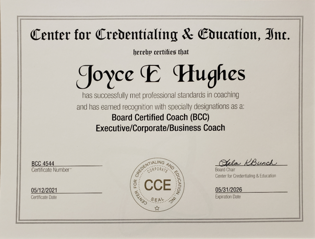certified Coaching