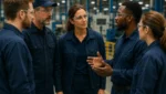 Social awareness in leadership during a manufacturing team discussion